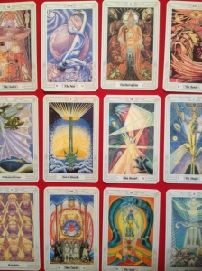 The Thoth Tarot deck is one of the most beautiful ever created.